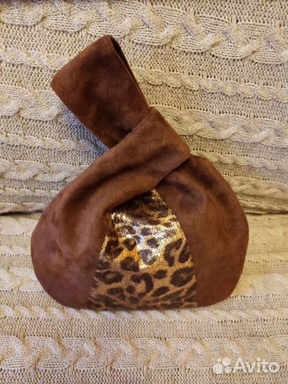 Сумка мешочек в японском стиле