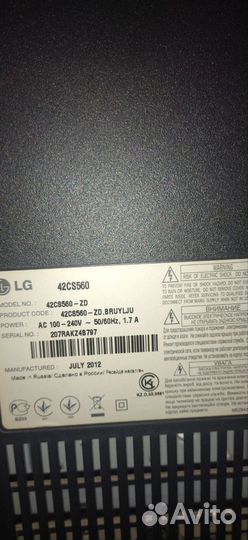Запчасти для телевизоров LG 43LP50006LA 42CS560 и