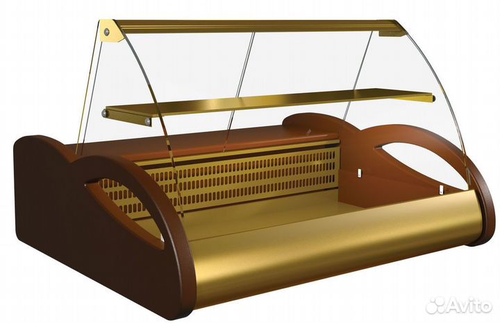 Боковое стекло от настольной витрины Арго 1,5м 1 м