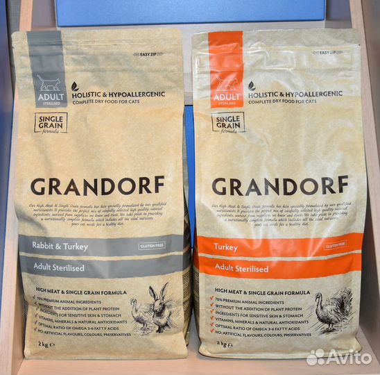 Сухой корм для кошек Grandorf Sterilised 2 кг