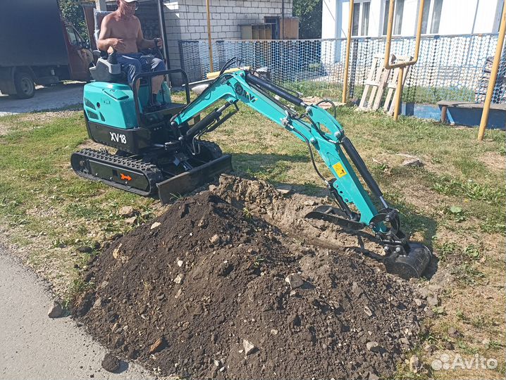 Услуги миниэкскаватора