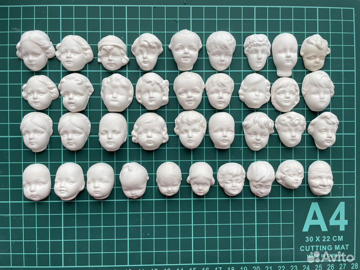 Личики для ватных игрушек