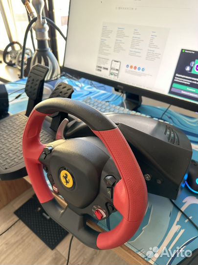 Игровой руль thrustmaster ferrari 458 spider