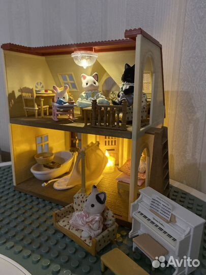 Sylvanian families домик Марии со светом