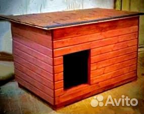 Утепленная будка для собак крупных и средних пород