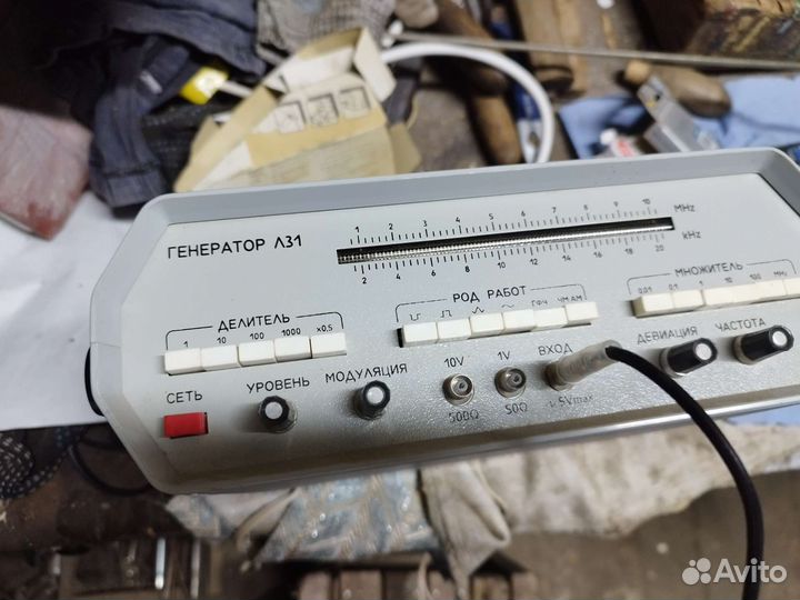Генератор частоты Л 31 осцилограф