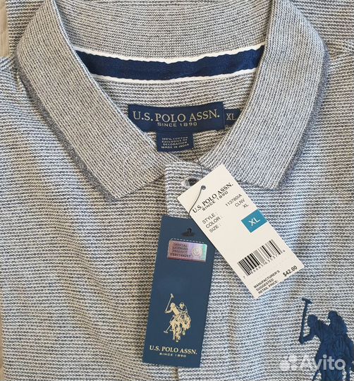 Поло U.S. polo assn, размер 54-56