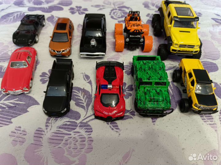 Детские машинки игрушки металлические