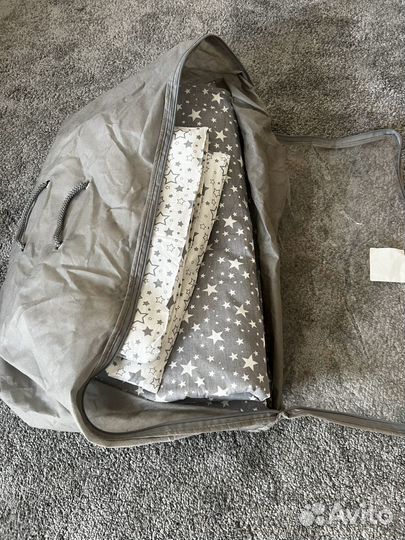 Детская кроватка трансформер+матрас и бортики