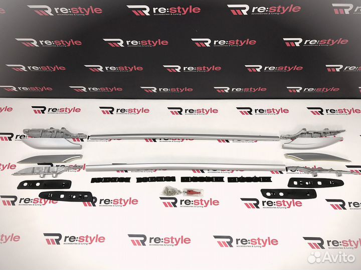 Рейлинги Nissan X-Trail 32 Серебро