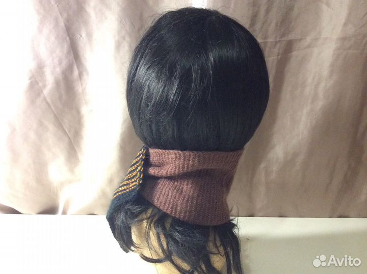 Шерстяной нежный шарфик ручной работы