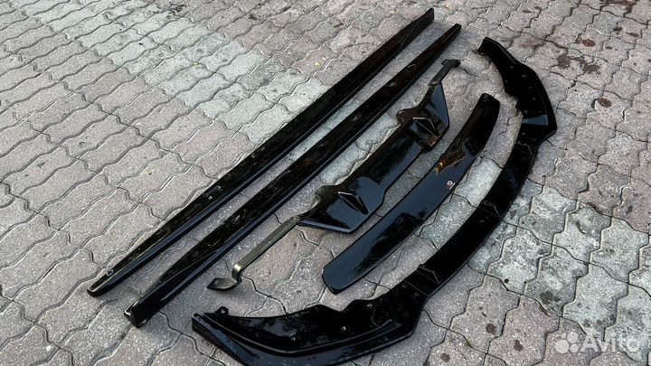 Bmw f44 комплект юбок диффузор сплиттер