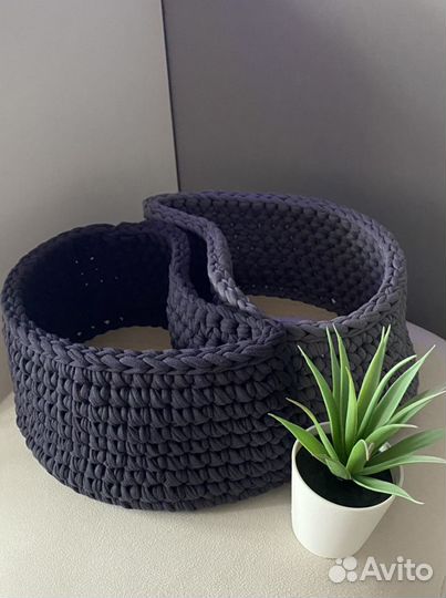 Корзинки, трикотажная пряжа