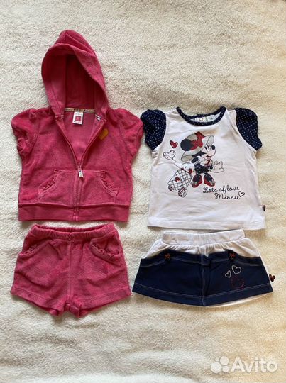 Вещи пакетом на девочку 68см