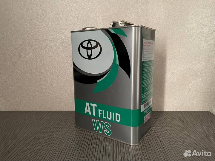 Масло трансмиссионное Toyota Auto Fluid WS (4л)