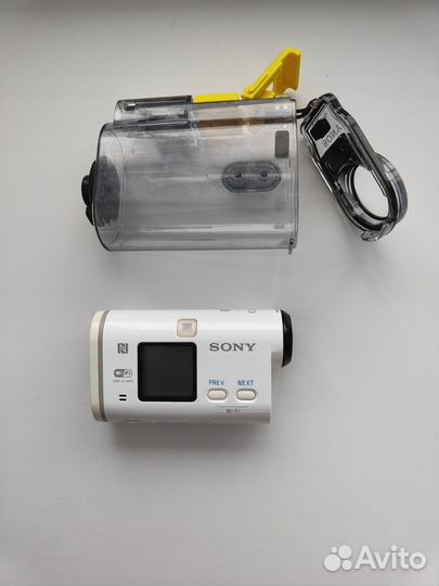 Экшен-камера sony hdr as100v + аквабокс