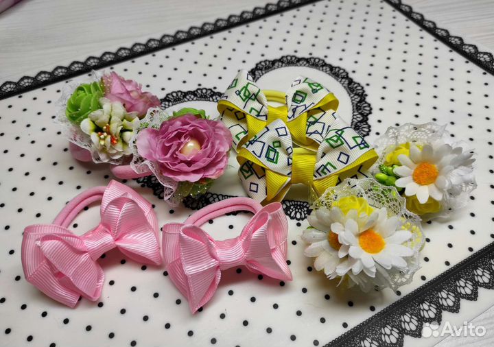 Резинки для волос ручной работы