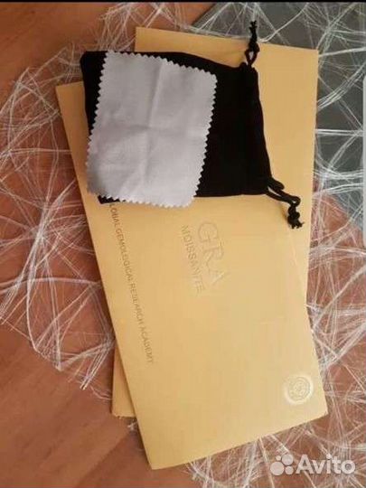 Серги серебряные с бриллиантоми