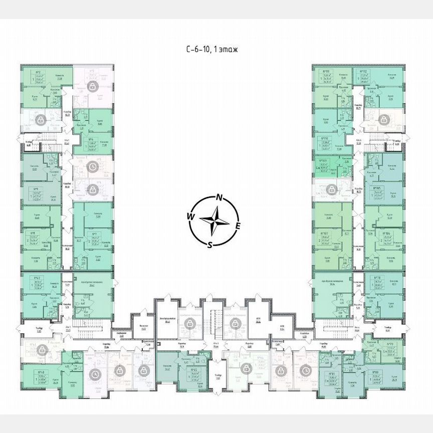 1-к. квартира, 38,7 м², 1/4 эт.
