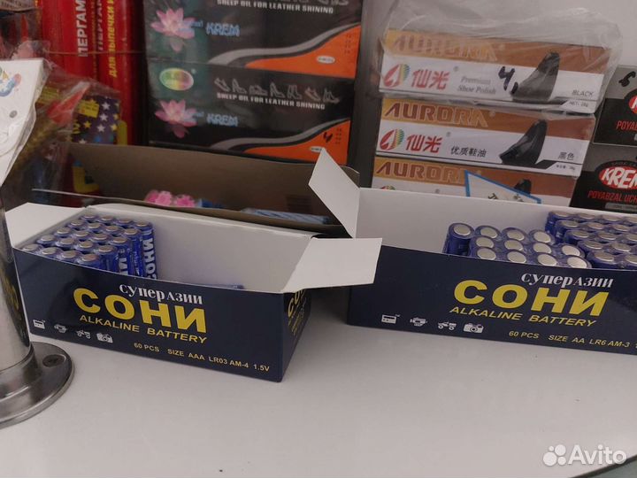 Батарейки Сони