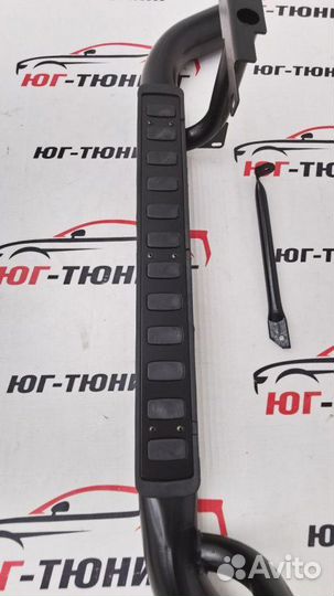 Новые пороги на land rover defender 90 black 83-20