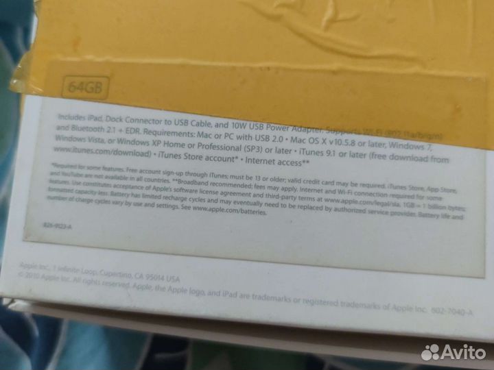 Планшет apple iPad mb294 ll 64 gb