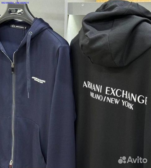 Зип худи Armani Exchange (лучшее качество) (Арт.92663)