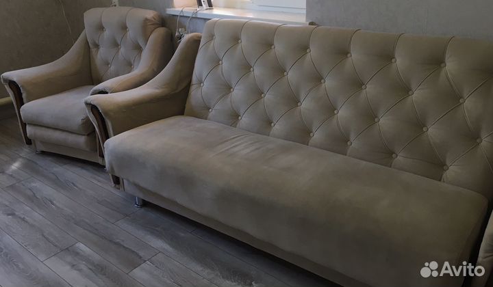 Диван и 2 кресла