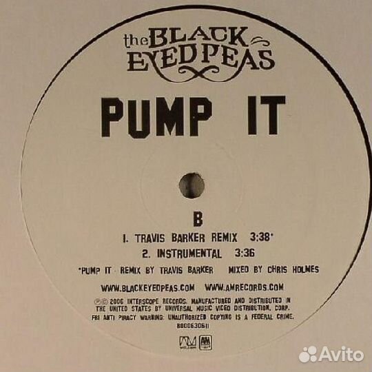 Винил The Black Eyed Peas – Pump It