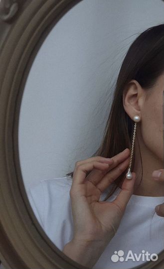 Серьги длинные вечерние Sarah