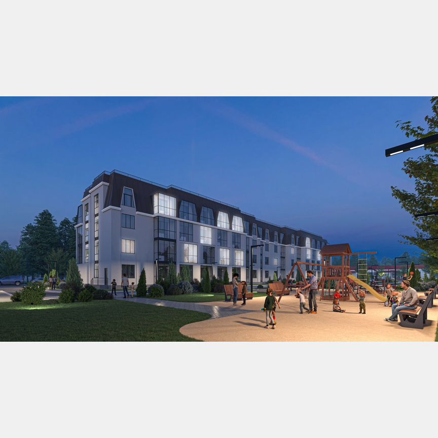 2-к. квартира, 40,7 м², 1/4 эт.