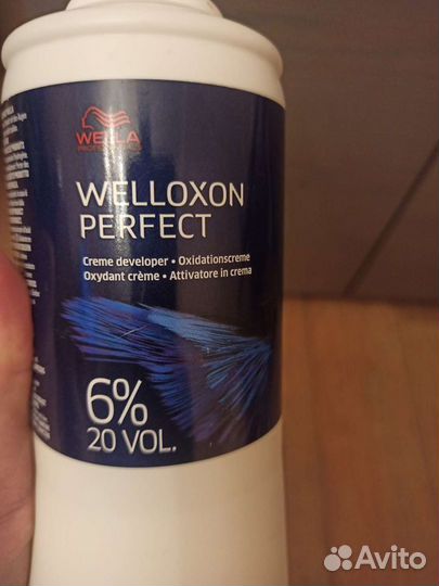 Краска и оксигент Wella