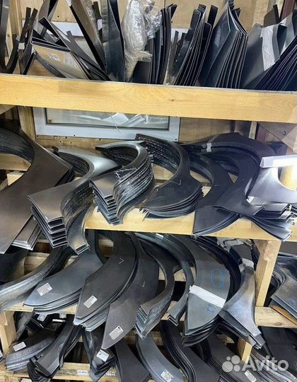 Комплект задних арок Dodge Stratus оцинкованных