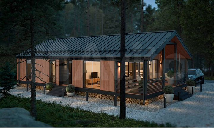 Дом 100 м² на участке 10 сот.