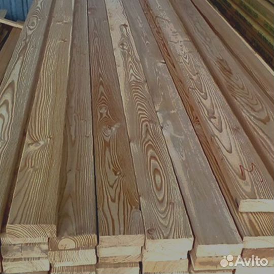 Шлифованные доски лиственницы 40x150 мм, готовы к