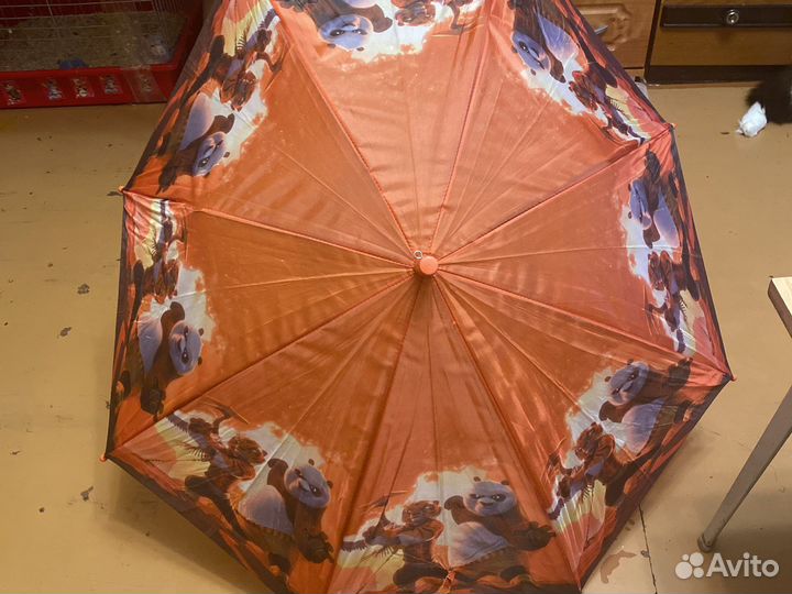 Детский зонтик кунг-фу панда