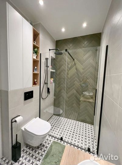 Ремонт ванной комнаты под ключ Укладка плитки