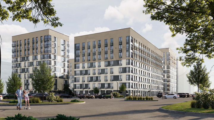 2-к. квартира, 42,4 м², 3/8 эт.