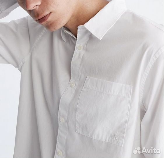 Мужская рубашка Calvin Klein, M, оригинал