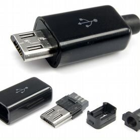 Штекер micro usb 5 pin