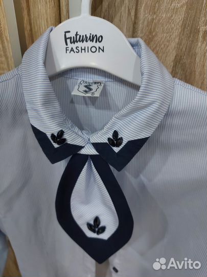 Школьные блузки для девочки 140 146 пакетом