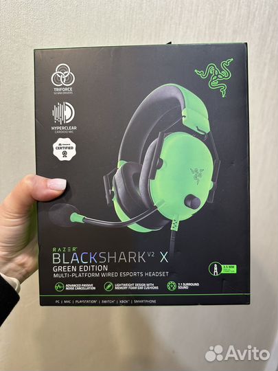 Игровые наушники с микрофоном razer