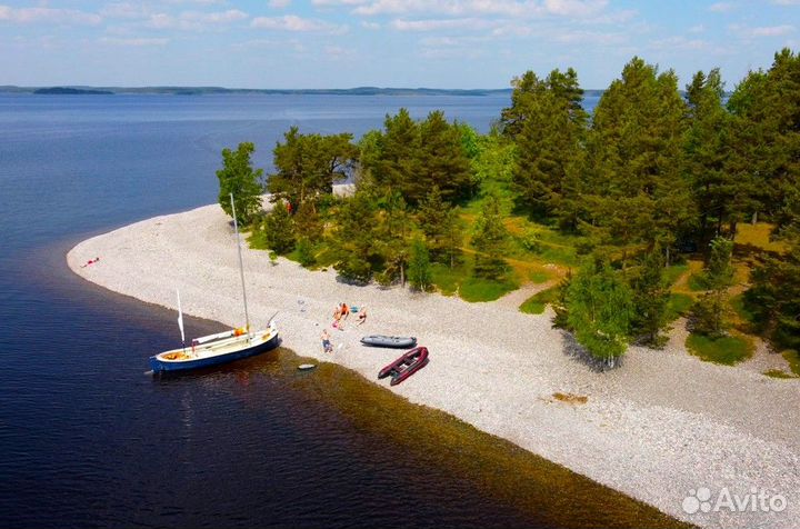 Ладожские шхеры на швертботе. Активный тур, 3 дня