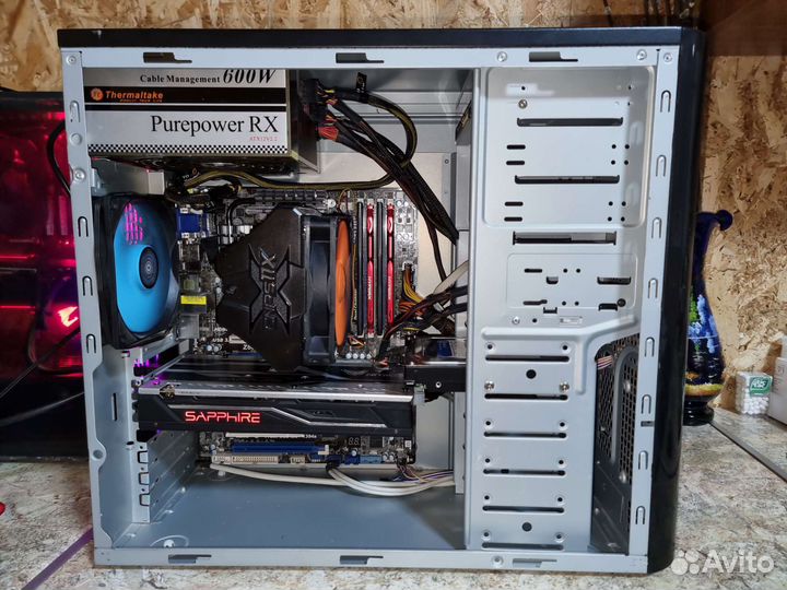 Системник intel core i7/RX480/12гб озу/ssd