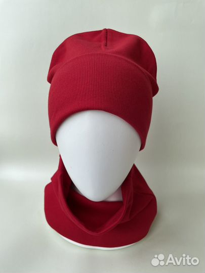 Комплект шапка и снуд