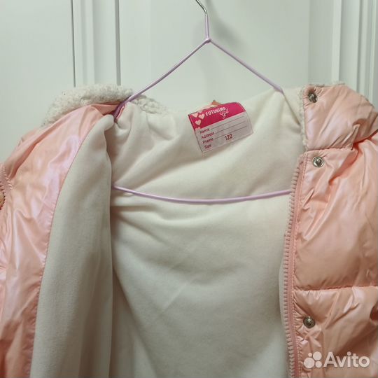 Куртка зимняя для девочки 122