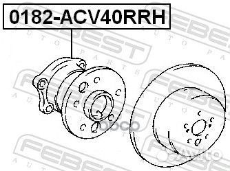 Ступица колеса зад прав 0182ACV40RRH Febest