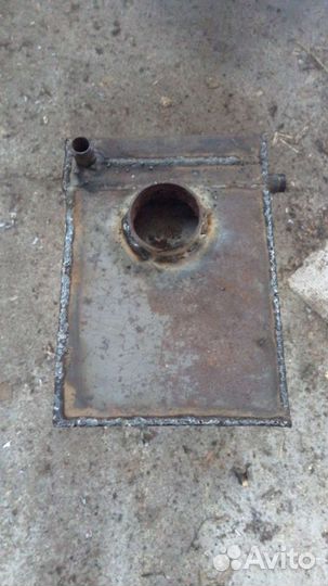 Печь на отработке с водяным контуром