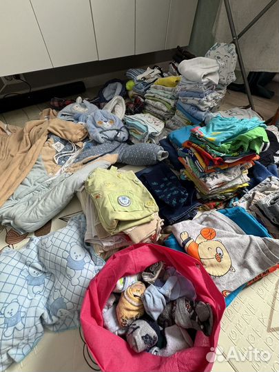 Вещи пакетами для мальчика с0 до 2х лет