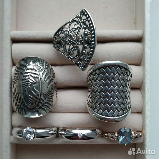 Серебряные кольца
